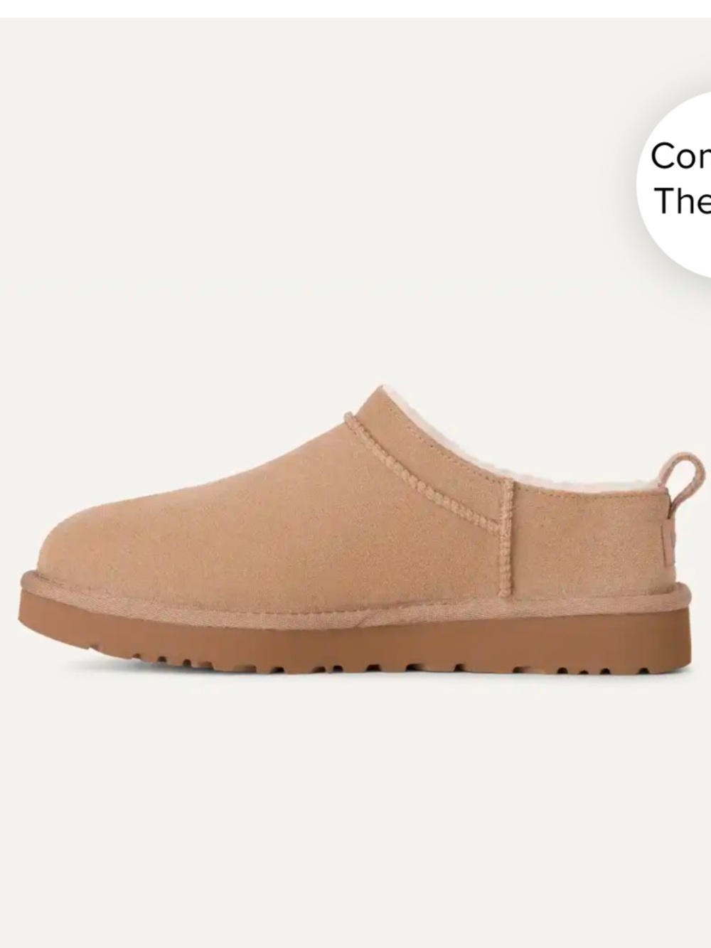 NWOT UGG Women's Classic Micro Mules. Size 6 - Picture 3 of 8